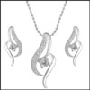 Cz Pendent Set -JPOCT-016 - Click here to View more details about this Product